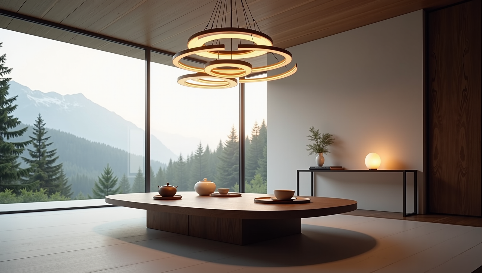 Interior lighting design scene with SKP model support for designers