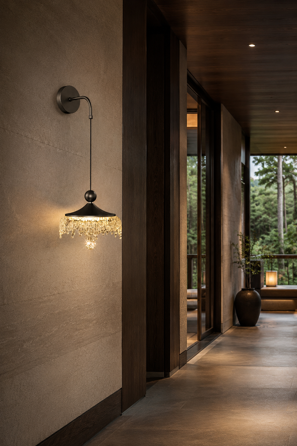 Wall lights for corridors bedrooms villas and hotel interiors