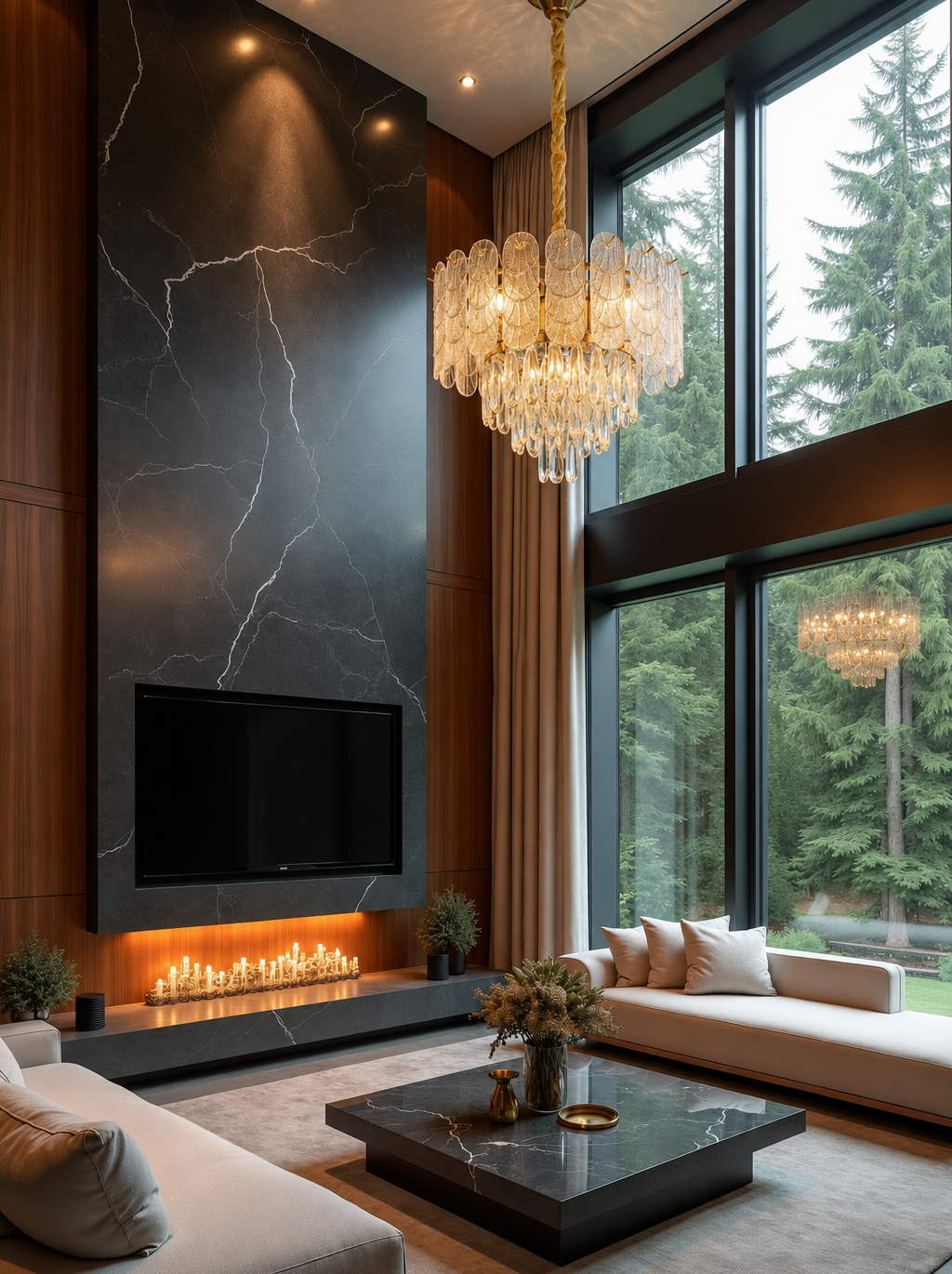 Statement chandelier category for living rooms villas and large interior projects