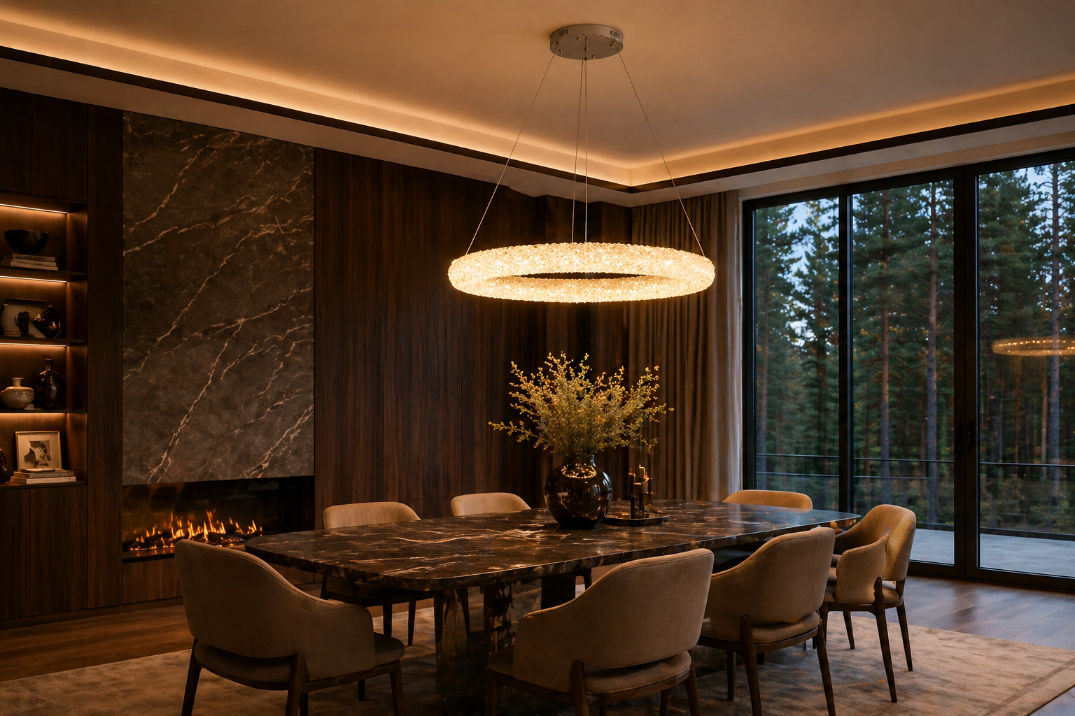 Dining chandelier category for homes restaurants and hospitality interiors